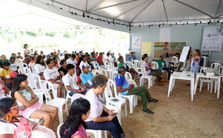Indígenas reforçam preocupação com a preservação dos recursos naturais durante oficina com o povo Karajá-Xambioá